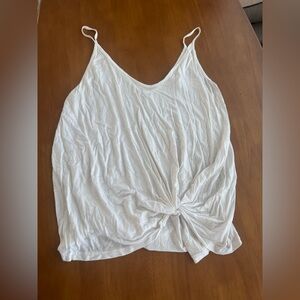 Mahina White Knotted Camisole